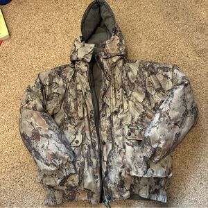 Remington Green Outdoor down  Jacket reversible